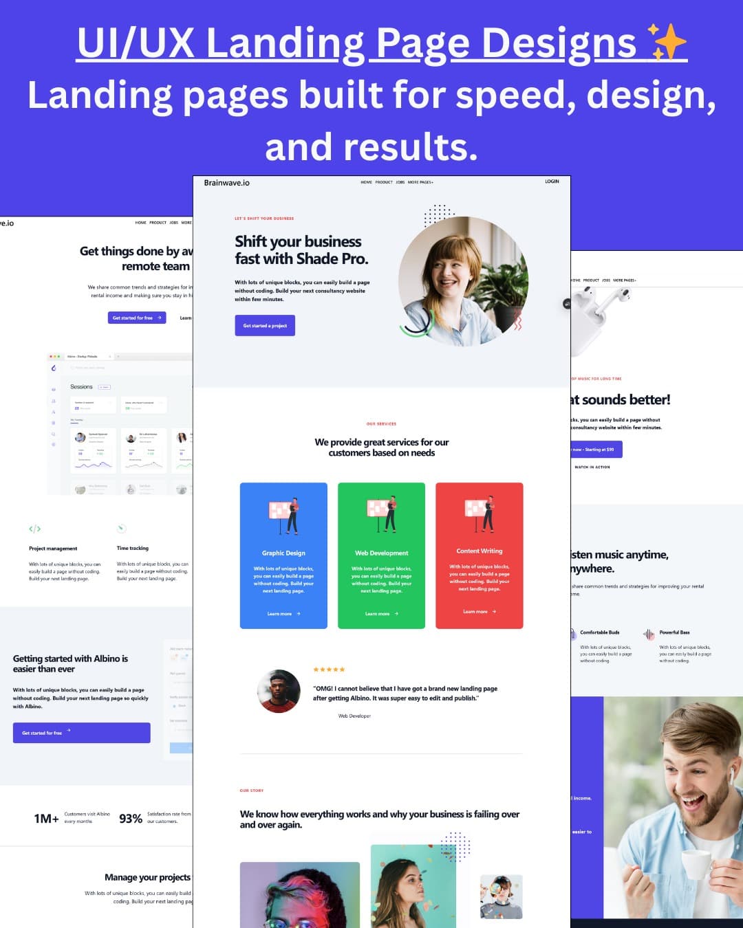 landing pages